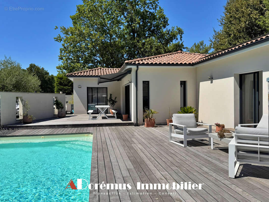 Maison contemporaine 149 m2 habitable - 4 chambres + salle de jeux - piscine - photo 5