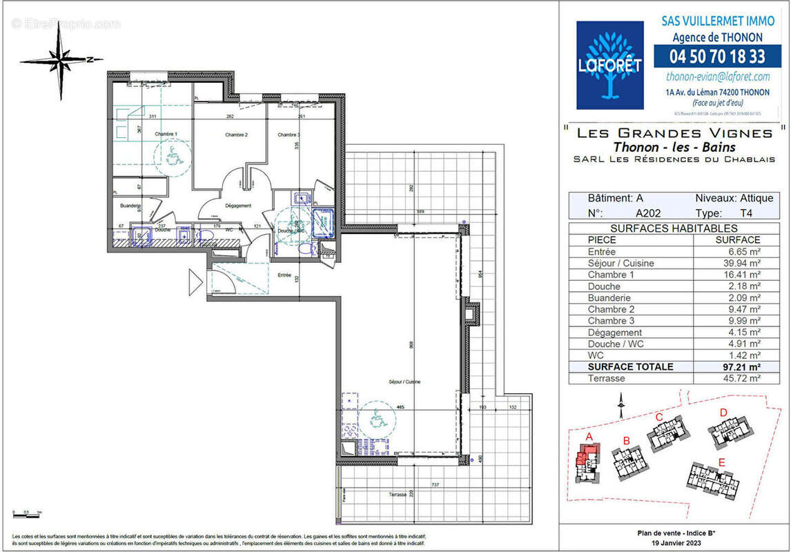 Appartement à THONON-LES-BAINS
