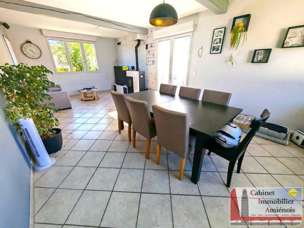 Flesselles : Pavillon individuel 125m2 avec 4 chambres, jard - photo 4