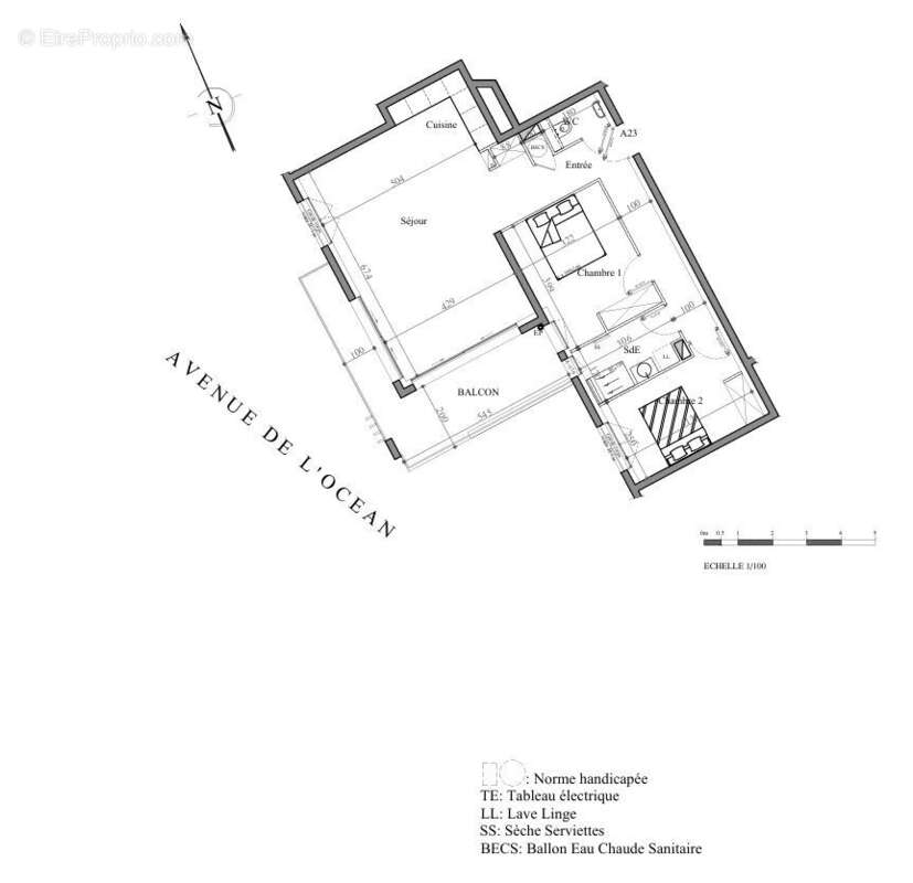 Appartement à LES MATHES