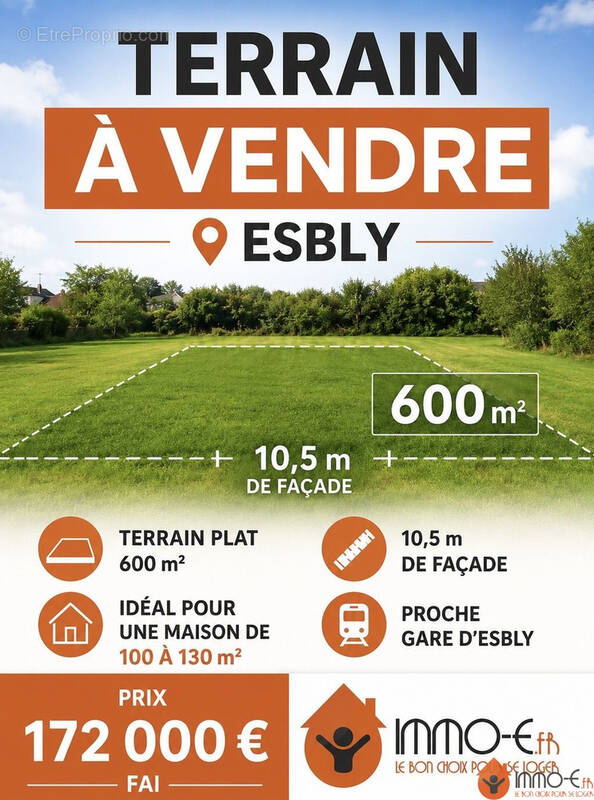 Terrain à ESBLY