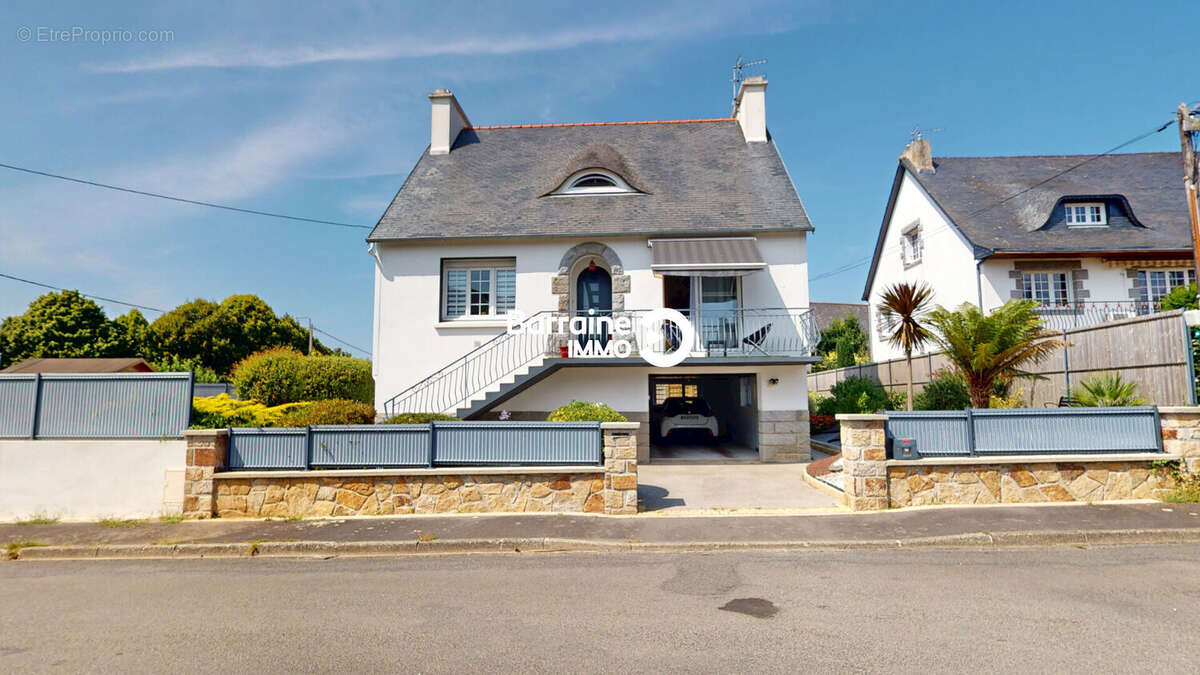 Barraine immo - maison indépendante 107 m² avec sous-sol complet à guipavas - ref : pz00382-th - photo 2