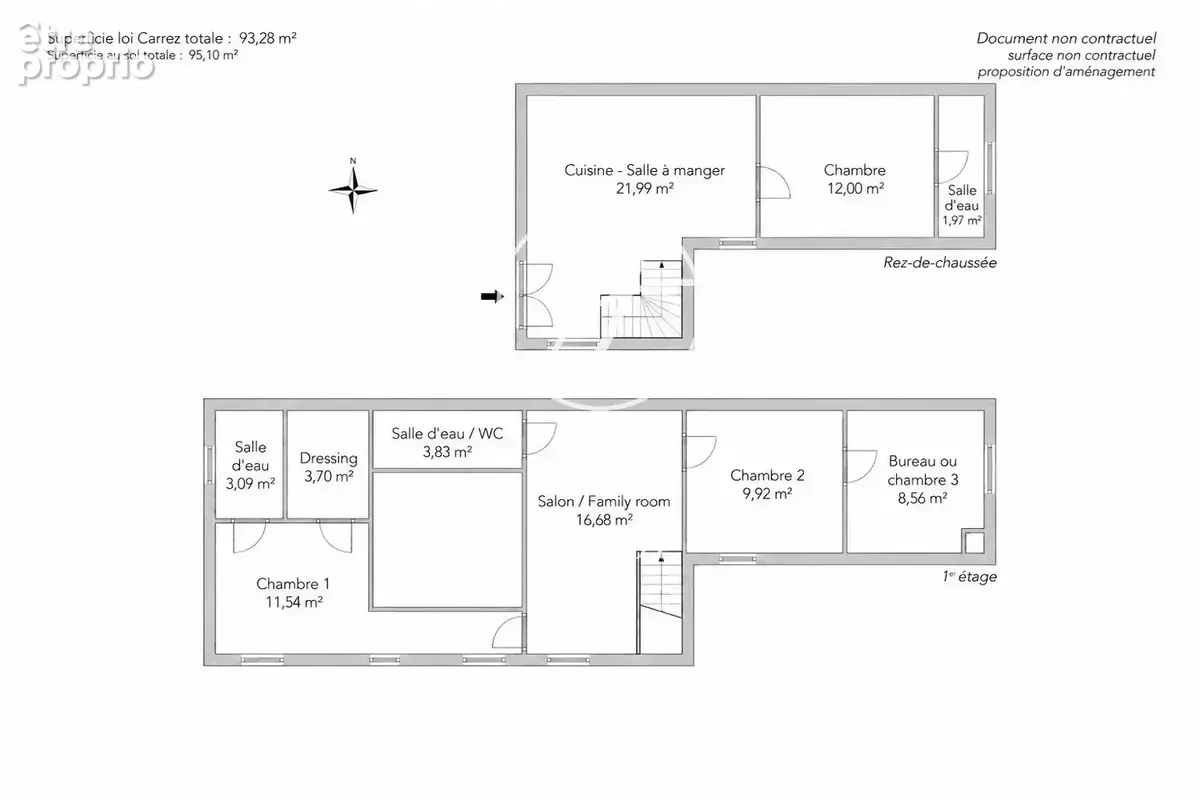 Paris 9e - CLICHY / BALLU - Duplex - 93,28m² Carrez - 3/4 chambres - photo 17