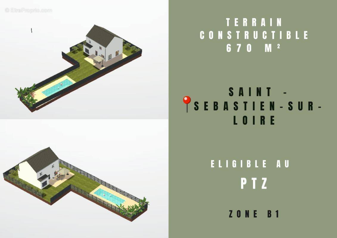 Terrain à SAINT-SEBASTIEN-SUR-LOIRE
