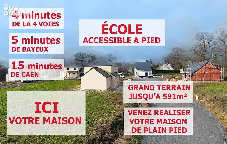 Terrain 513 m² à vendre à Esquay-Sur-Seulles (14400) - photo 2