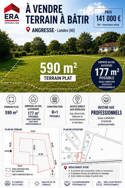 Terrain à ANGRESSE