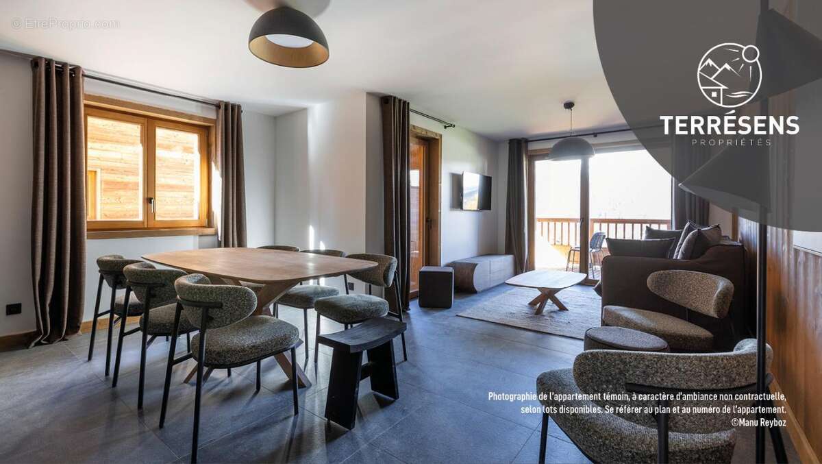 Appartement t3 cabine - résidence les balcons de juliette à notre-dame-de-bellecombe - photo 4