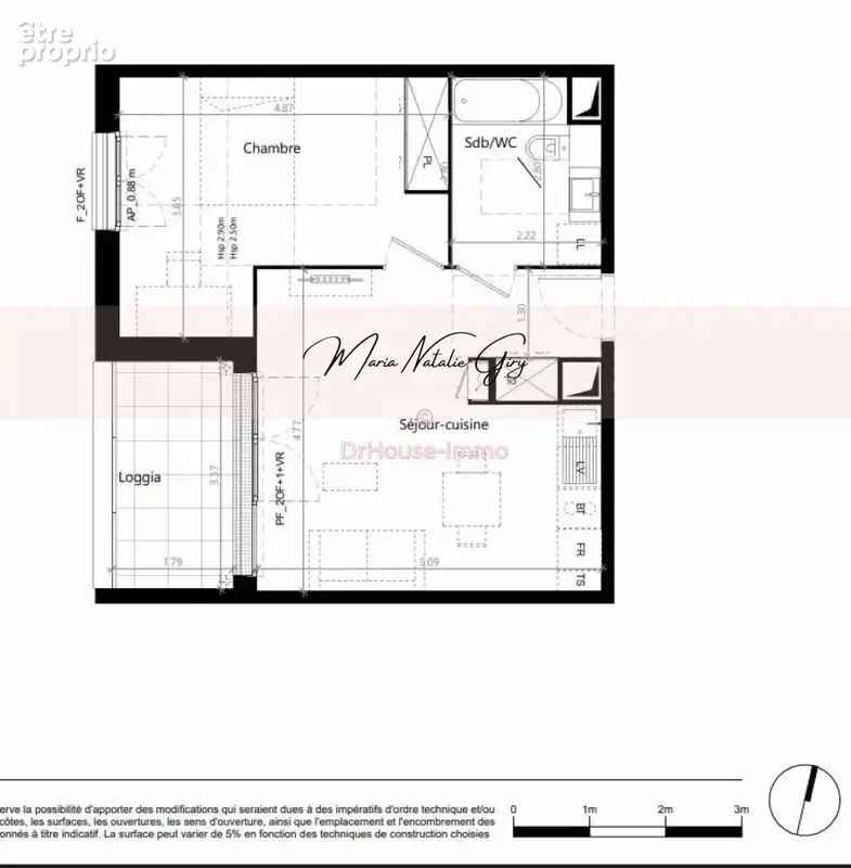 Appartement 44 m² à Villenave-D'ornon  - photo 3
