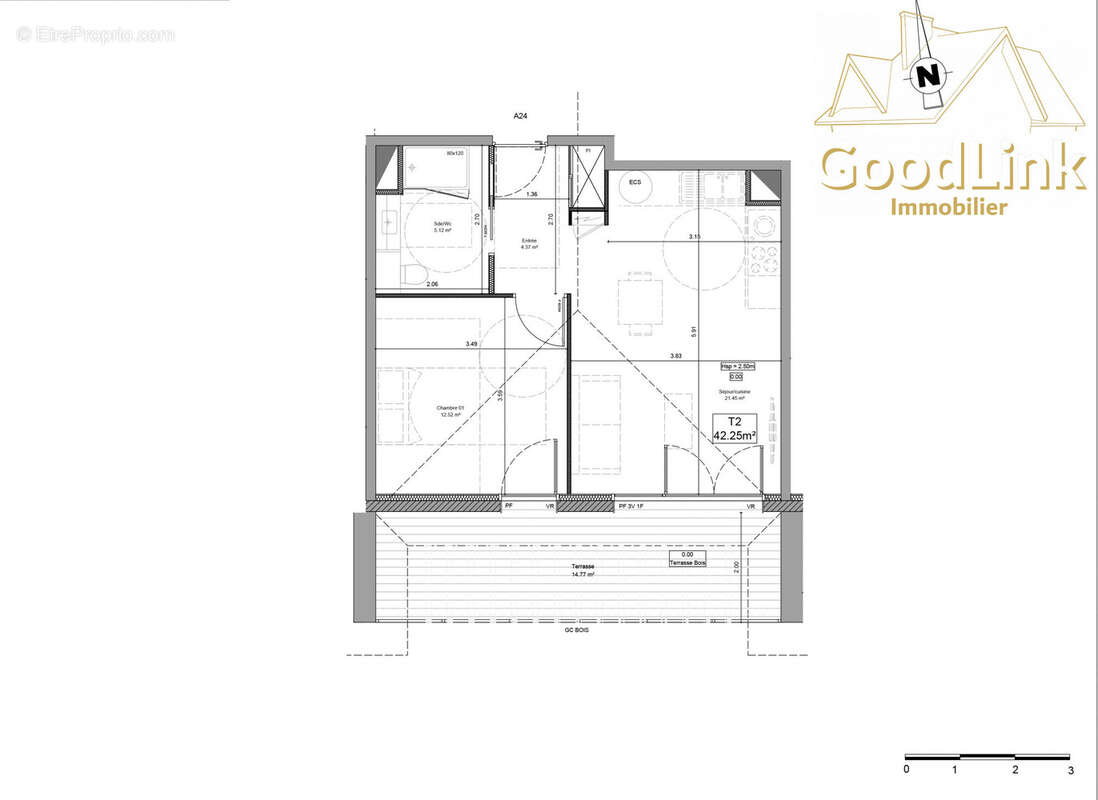 Appartement à SAINT-MARTIN-DE-HINX
