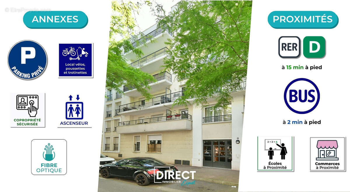 Appartement 3p + balcon + parking - photo 11