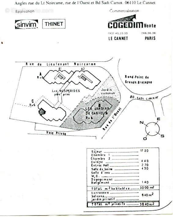 Appartement à LE CANNET