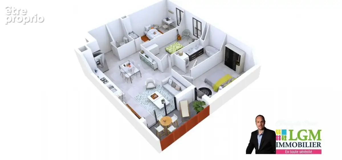 MONTEUX (84) - Très bel appartement lumineux F4 de 75 m² avec vue sur le Ventoux - photo 9