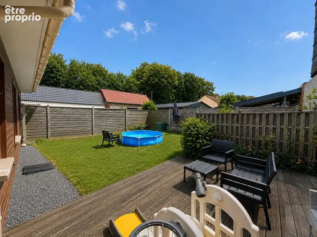 Le quesnel - maison mitoyenne de plain pied - 3 chambres - jardin - terrasse - photo 16