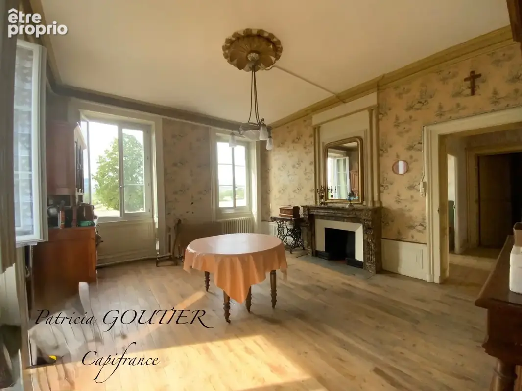 A  saint forgeux lespinasse (42) maison de caractere de 200 m2 avec dependances et terrain clos de 8400m2 - photo 2