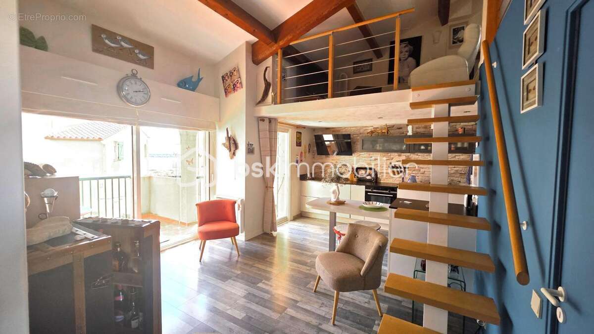 BIEN D'EXCEPTION - Naturiste - Magnifique 3 pièces avec grande mezzanine et balcon à 20m de la mer – Leucate (11) - photo 2