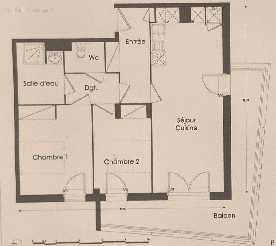 Appartement à VILLENAVE-D'ORNON
