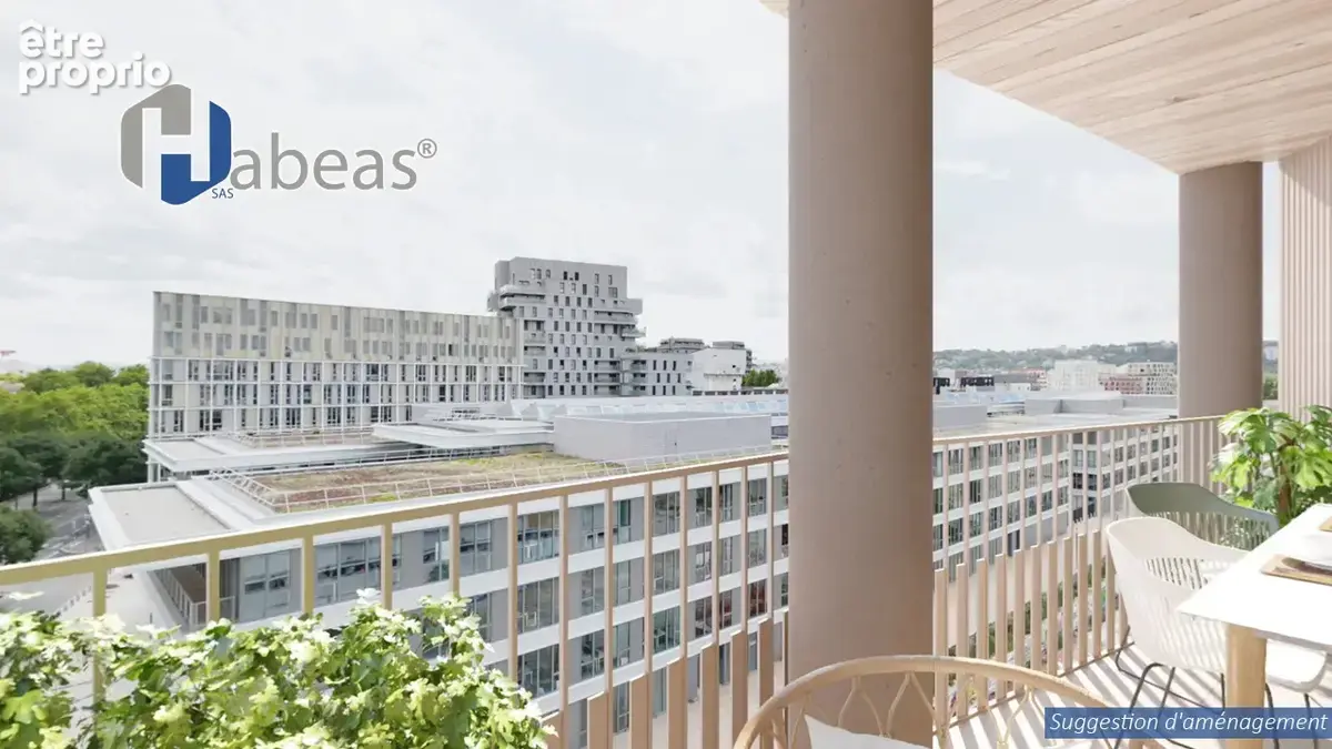 Appartement T5 de 94.64 m² en R+12 avec balcon de 39m² et cellier, Lyon 7ᵉ - photo 5