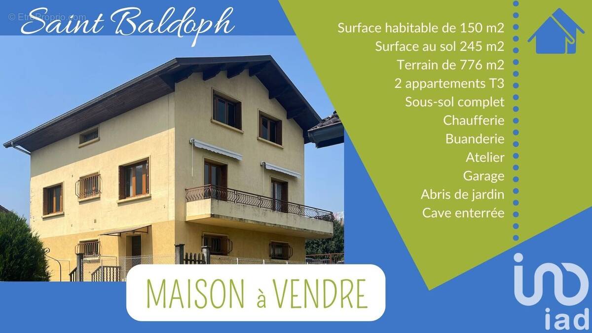 Photo 1 - Maison à SAINT-BALDOPH