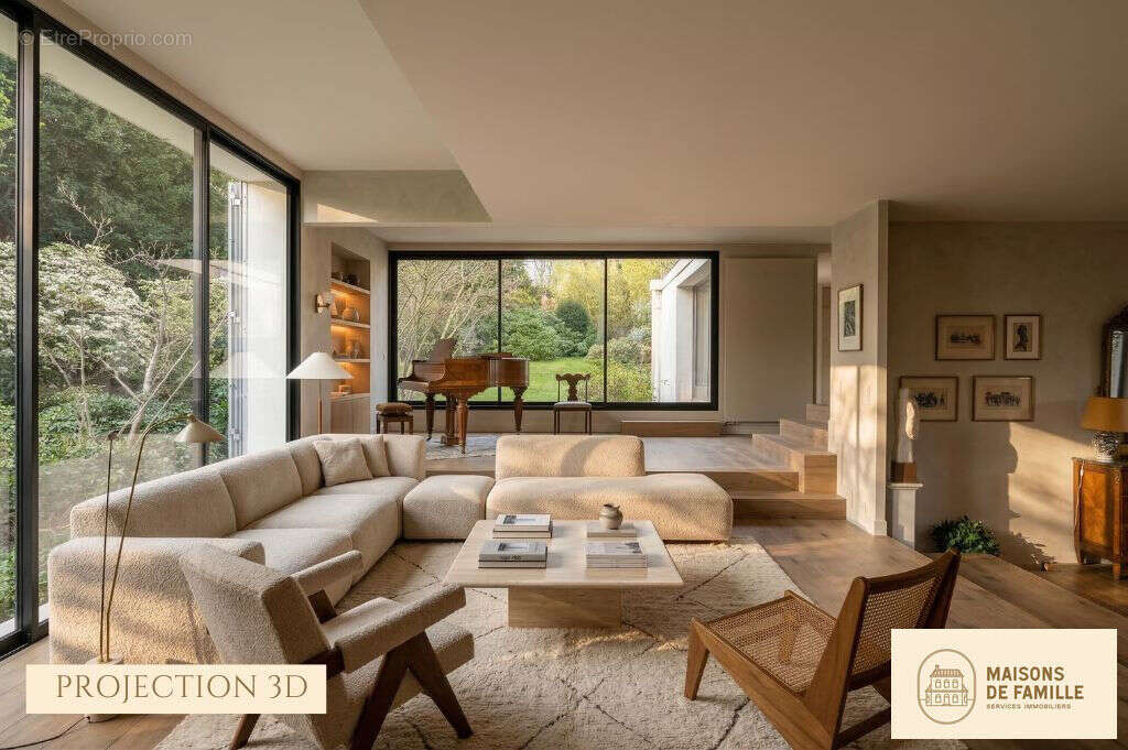 Zaha - Maison d'architecte à vendre au Hameau de la Jonchère à Rueil-Malmaison - photo 6