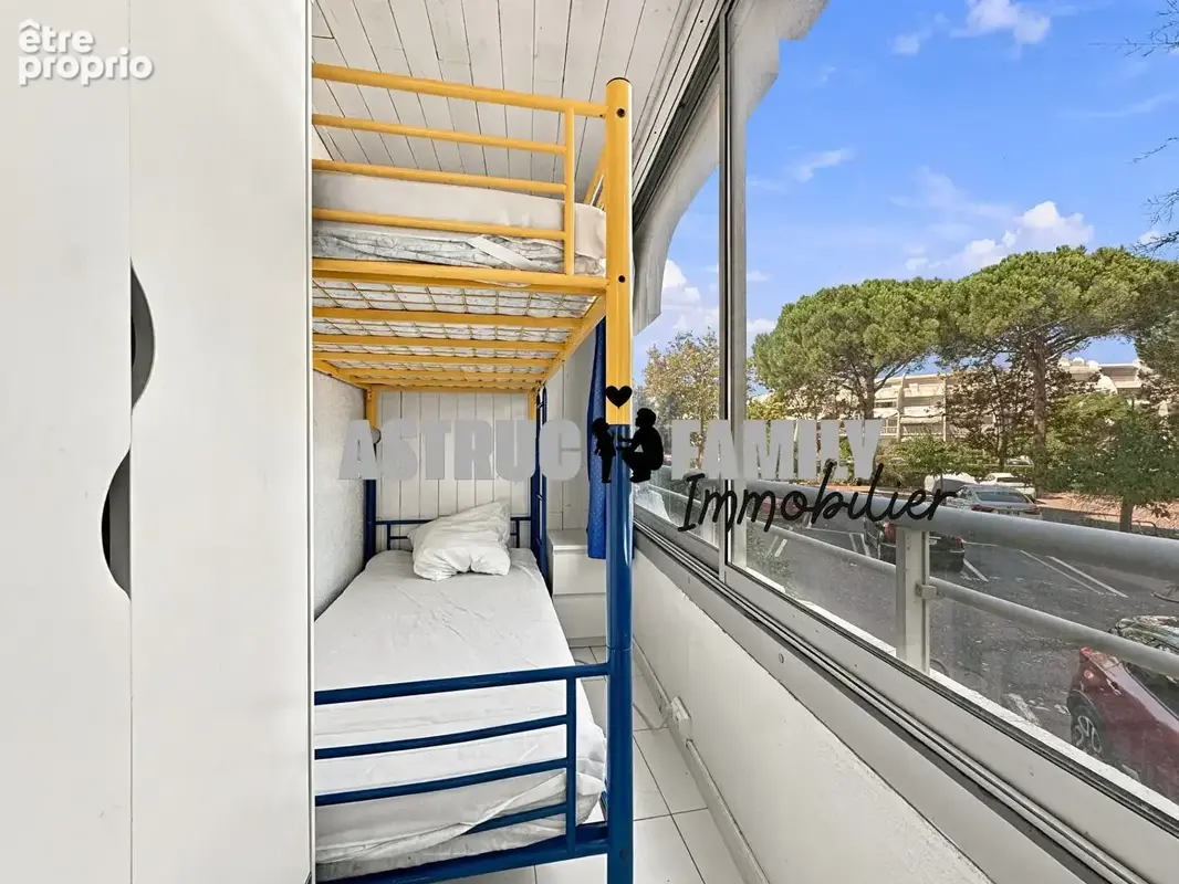 Appartement la grande motte - p2 cabine -parking- climatisation - photo 5