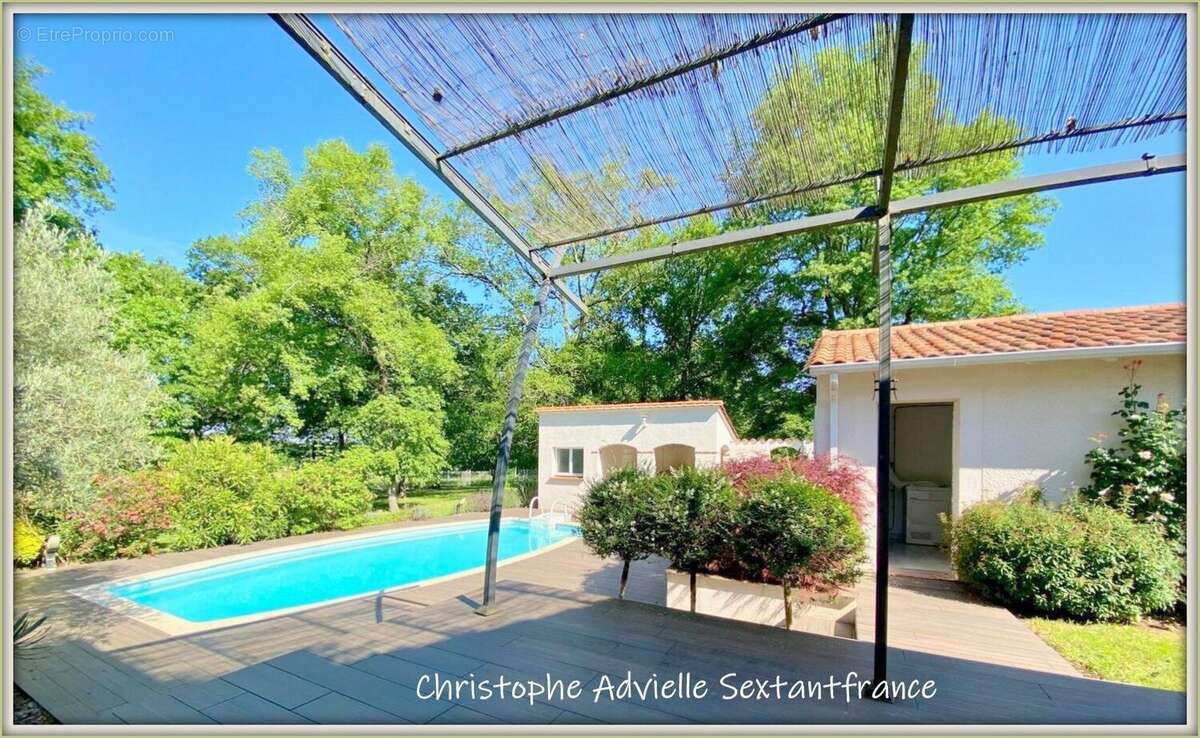 Maison contemporaine , studio d'invités, garage, piscine , pool house sur 5090 M2 de parc - photo 2