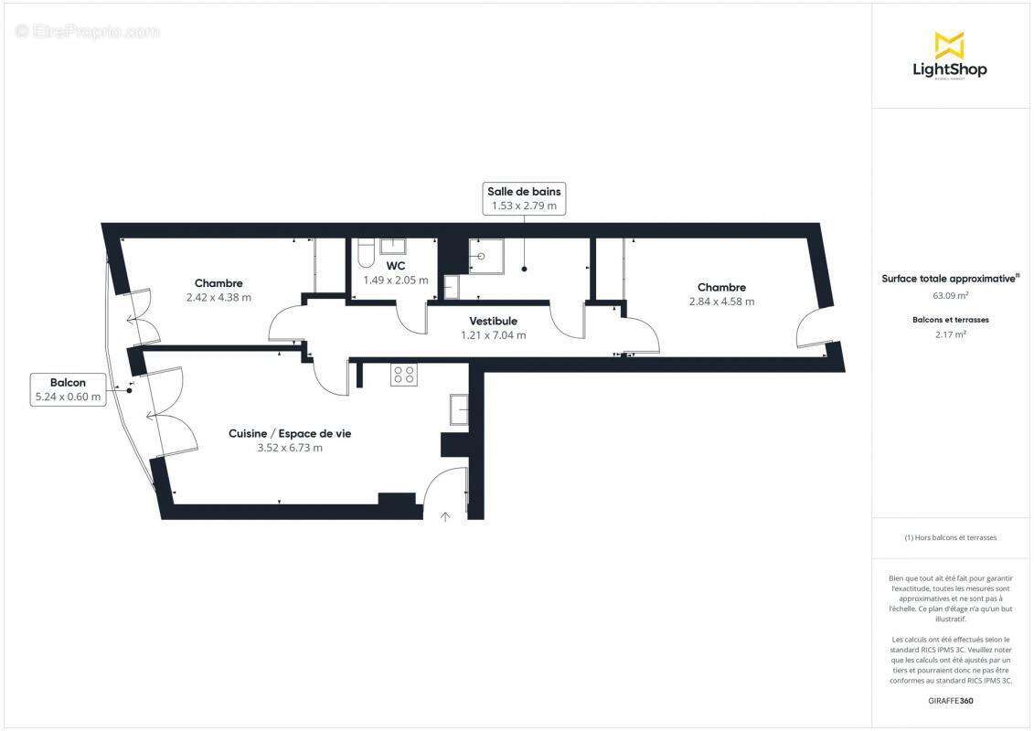 Appartement à COLOMBES