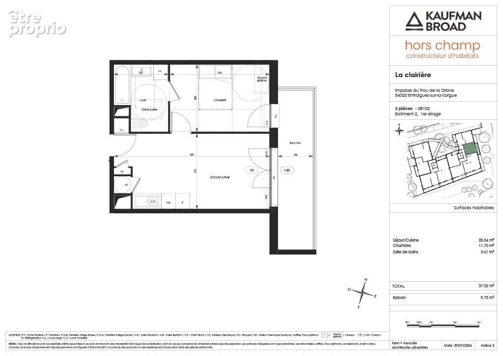Appartement 37m² à entraigues-sur-la-sorgue - photo 4
