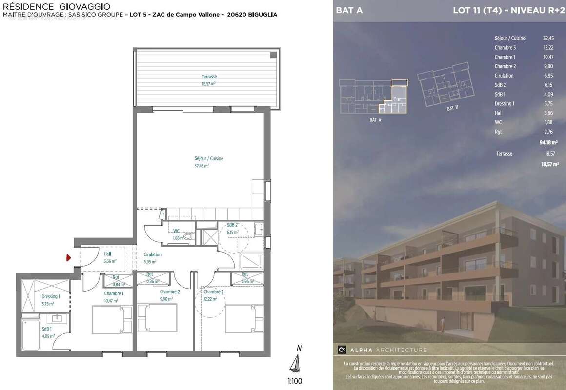 Appartement à L&#039;ILE-ROUSSE