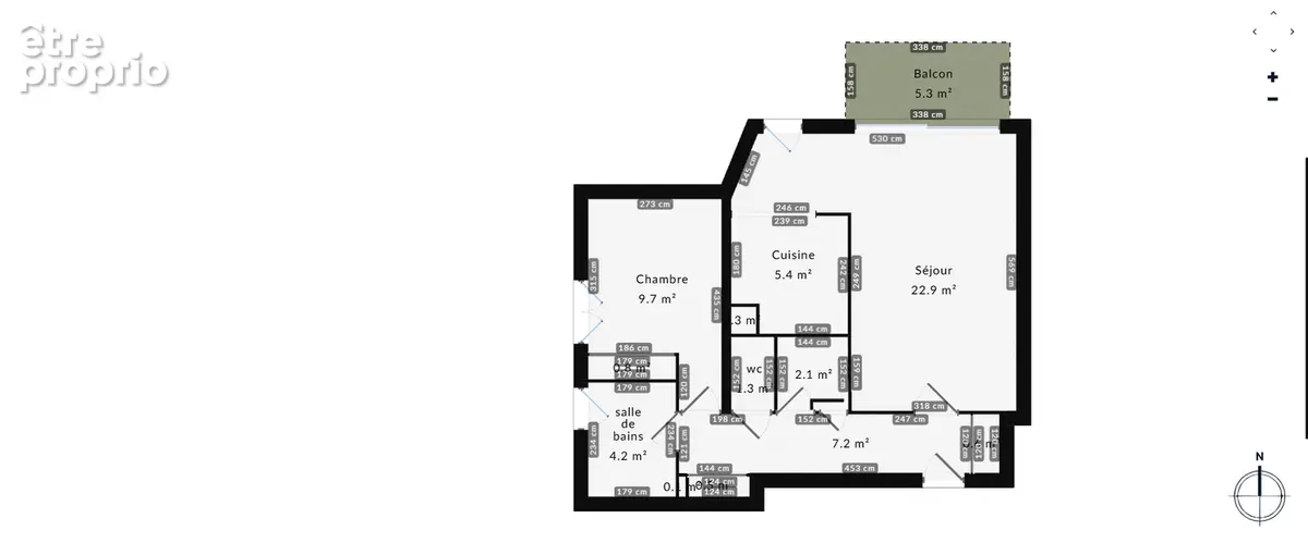Appartement Angers 2 pièces 55 m² avec blacon (Lac de Maine) - photo 4