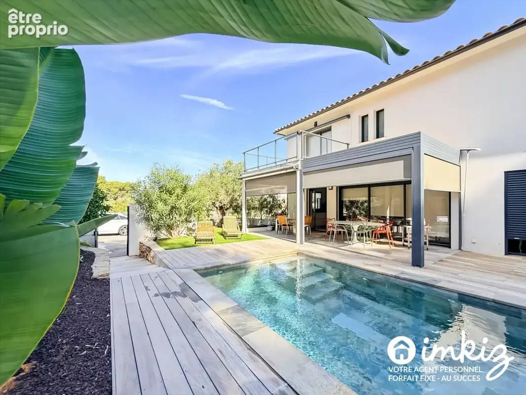 Villa 4 suites - piscine - crique indiv - solarium - photo 3