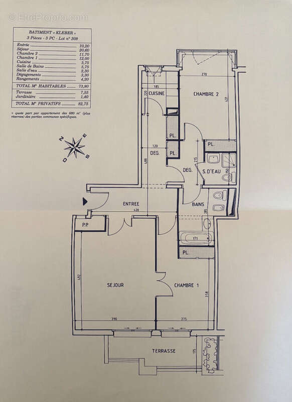 Appartement à LEVALLOIS-PERRET