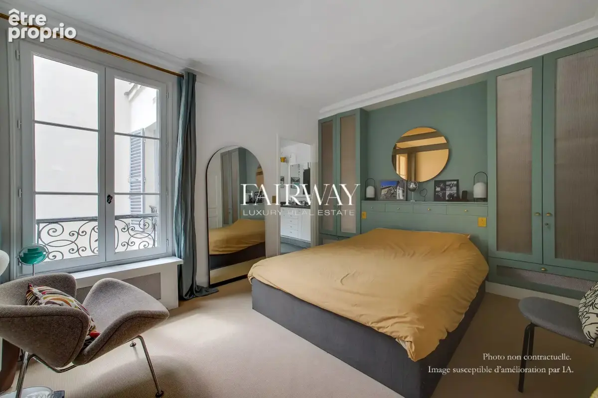 Paris 8e – Parc Monceau – Appartement 98 m² traversant, 2 chambres, calme sur grande cour ouverte, 4e étage avec ascenseur - photo 7