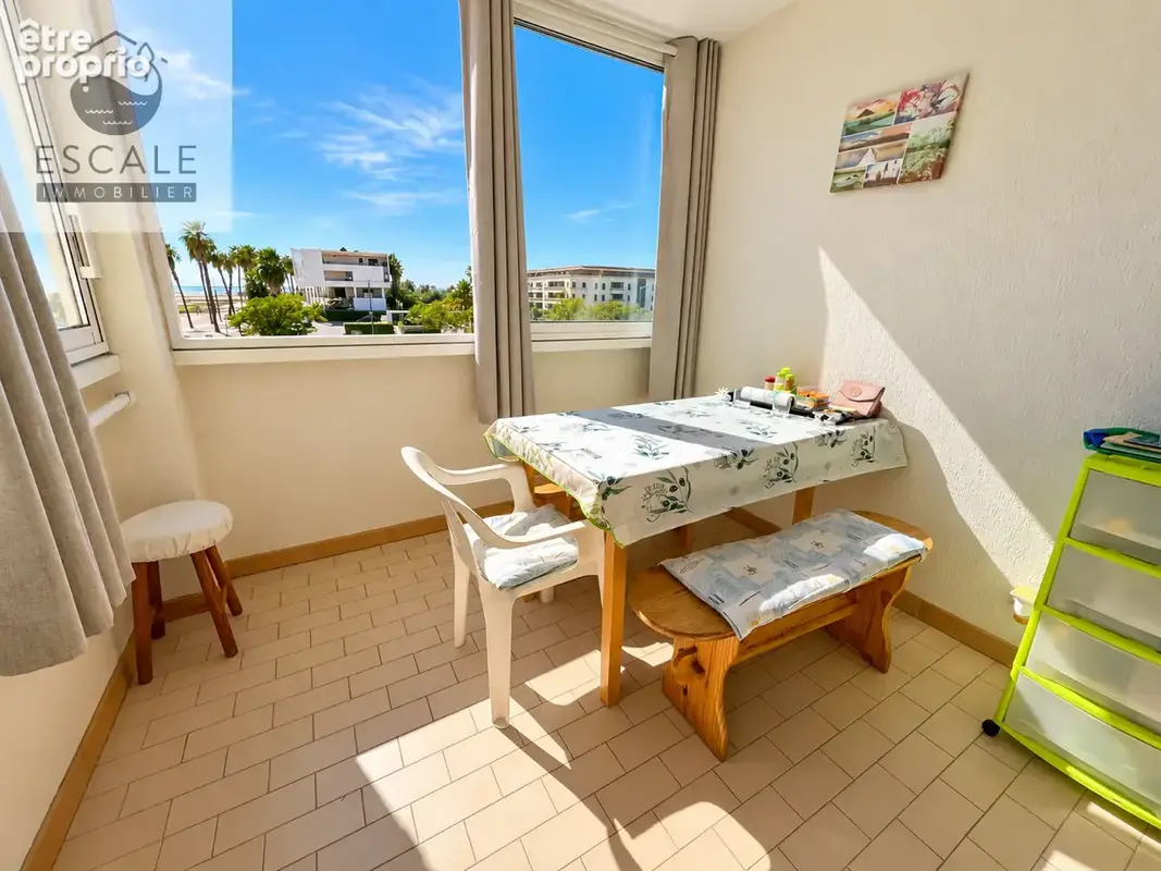 Vente type 2 cabine vue mer aux quilles a sete - photo 5