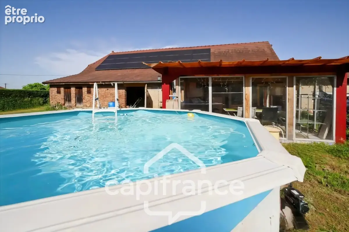 Ferme bressane 3 chambres avec dépendances, terrain et panneaux solaires – Sagy (71) - photo 2