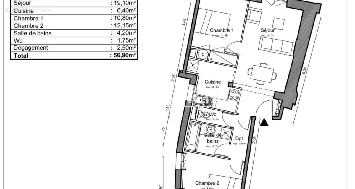 Appartement à NIMES