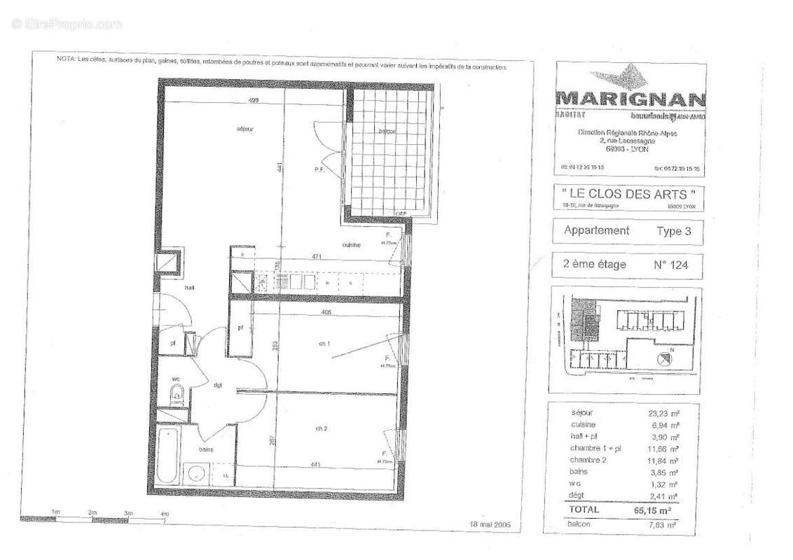 Appartement à LYON-9E