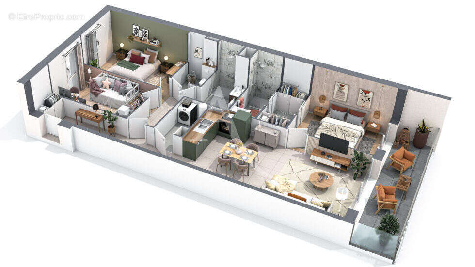 Appartement à SAINT-GILLES-CROIX-DE-VIE