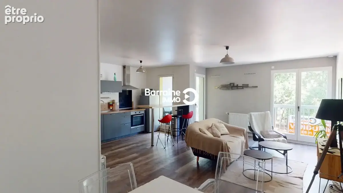 A vendre- lorient lanveur- appartement 3 chambres de 78 m²- garage et patio - photo 6