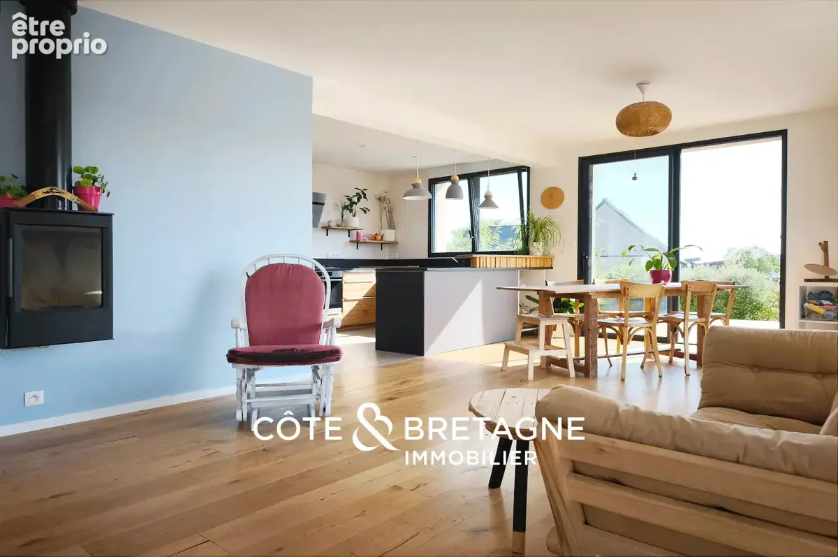 A 100 metres de la plage, maison contemporaine vue mer et studio independant a loguivy-de-la-mer - ploubazlane - photo 2