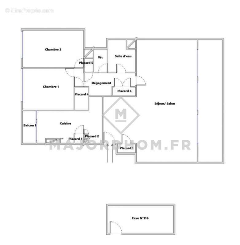 Appartement à MARSEILLE-8E