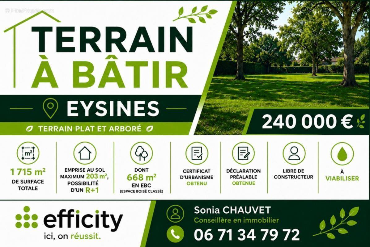 Terrain à EYSINES
