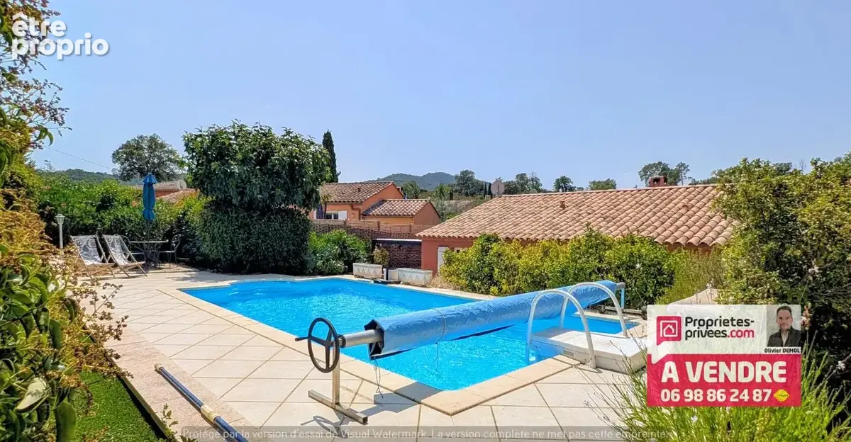 RARE VILLA DE PLAIN-PIED avec piscine et garage à 15 mn de Mandelieu ! - photo 2