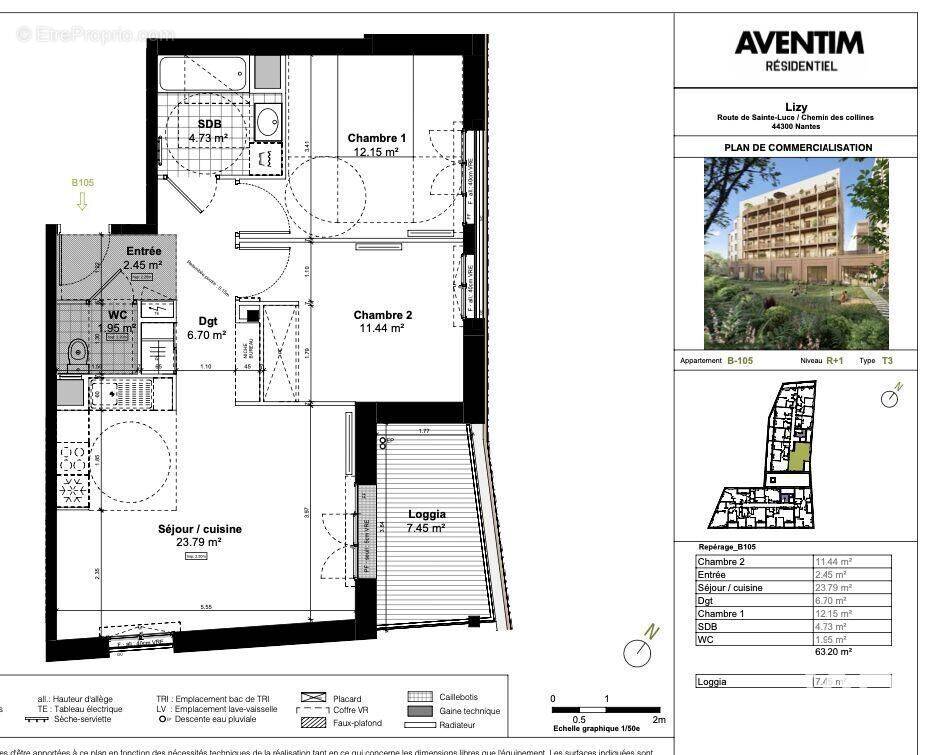Photo 1 - Appartement à NANTES