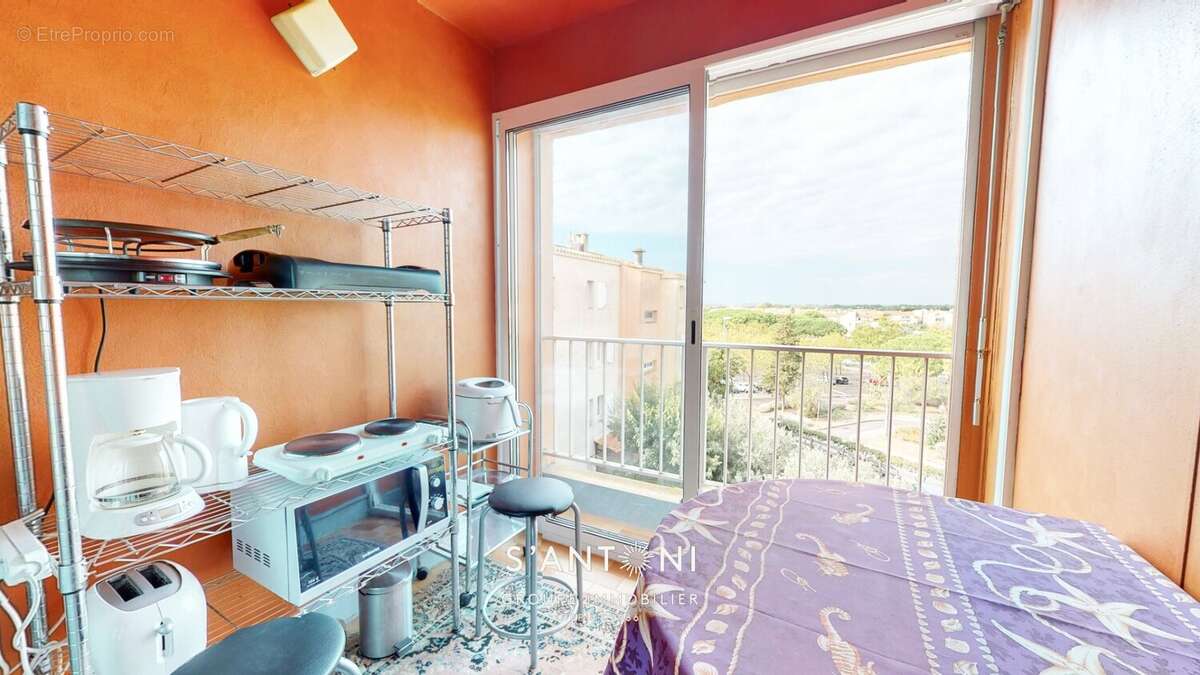 LE CAP D'AGDE - PORT - Studio cabine vue dégagée à proximité du Port - photo 6