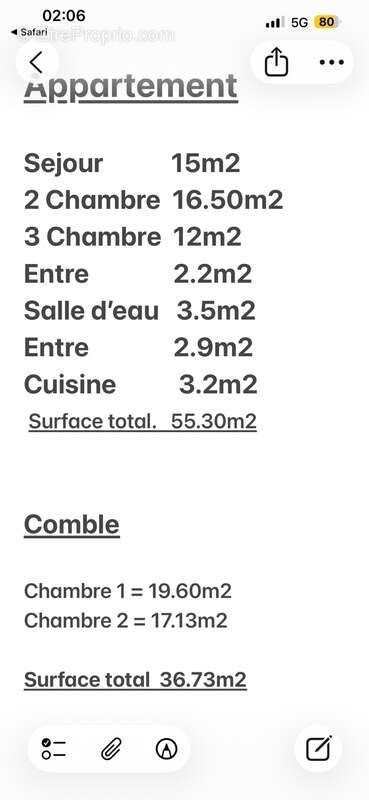 Appartement à BAGNOLET