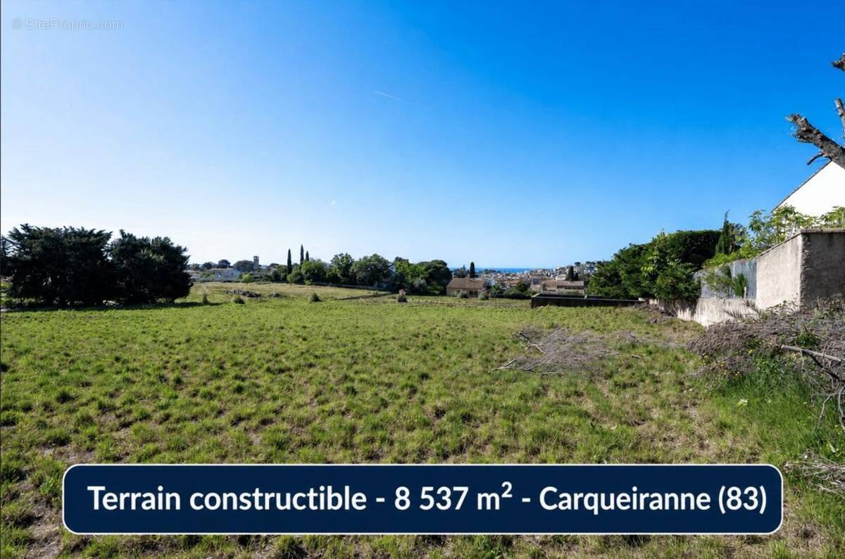 Terrain à CARQUEIRANNE