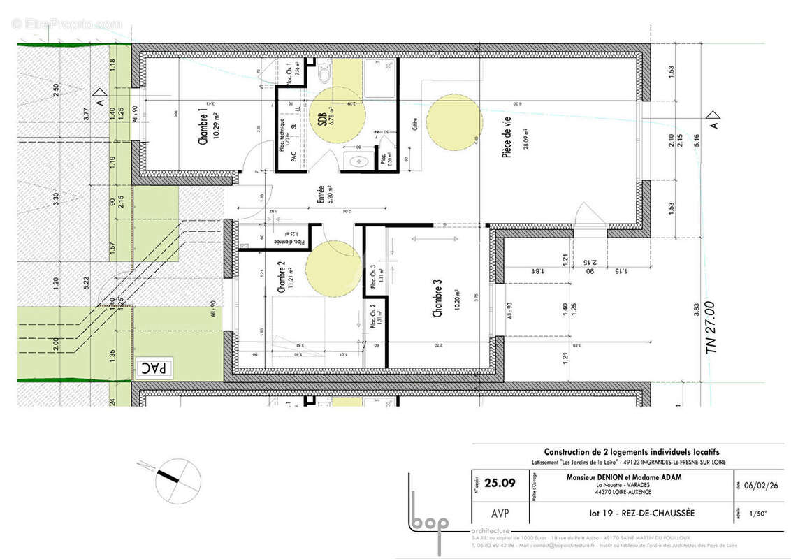 Maison neuve 2026  plain pied, 3 chambres  Ingrandes sur Loire - photo 9