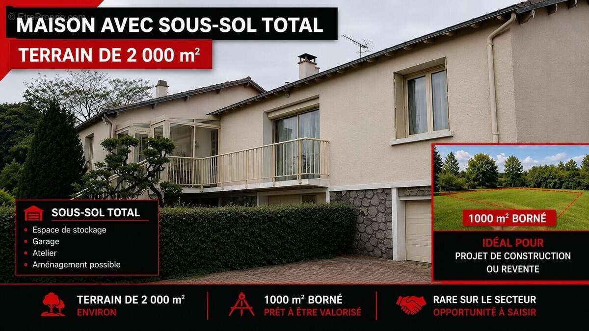 Maison à SAINT-MICHEL-LE-CLOUCQ