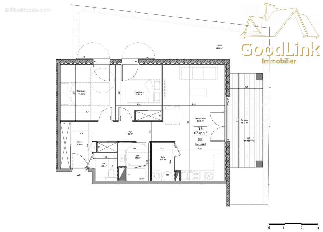 Appartement à SAINT-MARTIN-DE-HINX