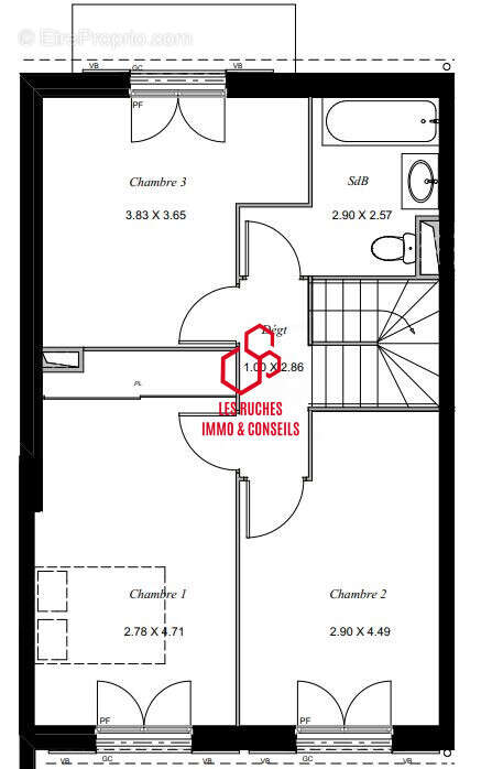 Appartement à CHENNEVIERES-SUR-MARNE